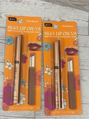 Pink Bloom Silky Lip Cream with Hydrating Hyaluronic Acid b.pure